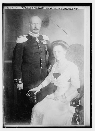 Regent Brunswick (Duke Johann Albrecht) and wife