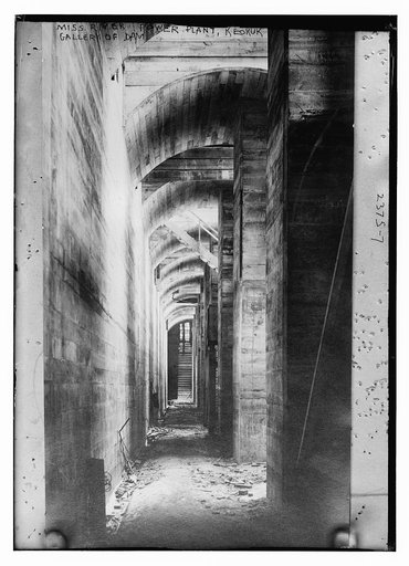 Miss. River Power Plant, Keokuk Gallery, of Dam