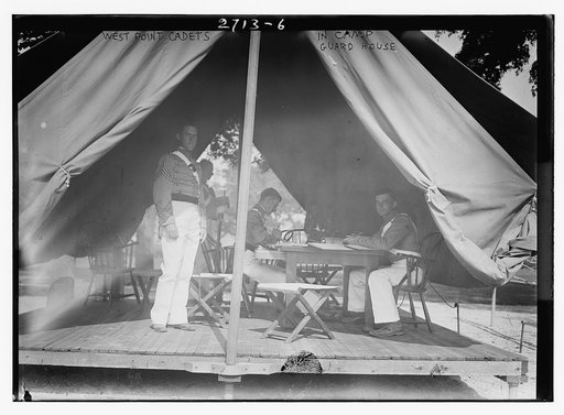 West Point Cadets in Camp Guard House