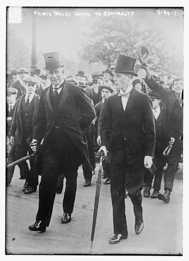 Prince [of] Wales going to Admiralty