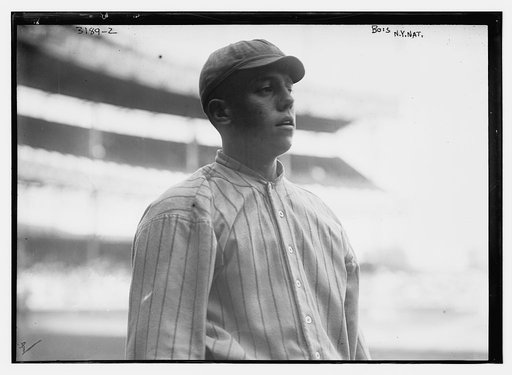 Art Bues, infielder prospect in spring training with New York NL (baseball)
