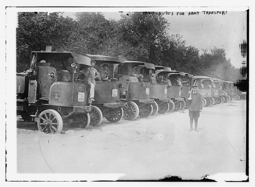Paris -- Autos for Army transport