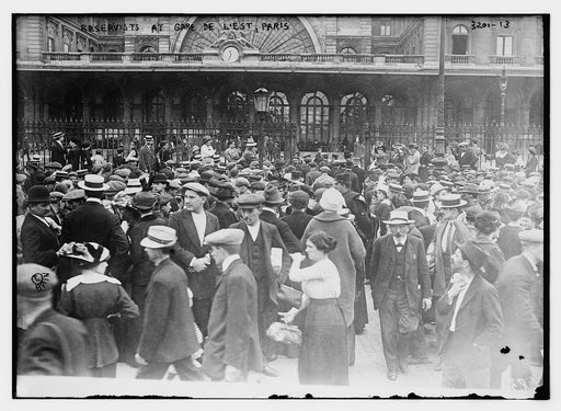 Reservists at Gare de l'Est, Paris
