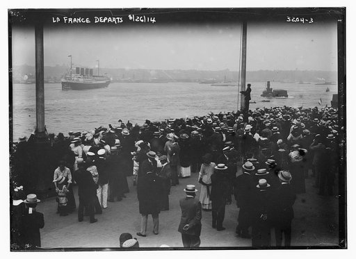 La France departs, 8/26/14