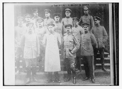 Gen. Otto V. Below and staff