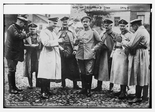 Gen. von Diffenbach & staff