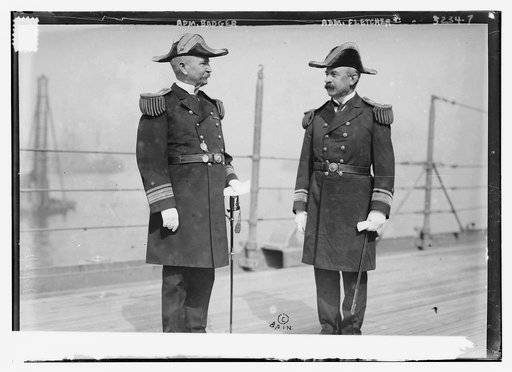 Adm. Badger and Adm. Fletcher