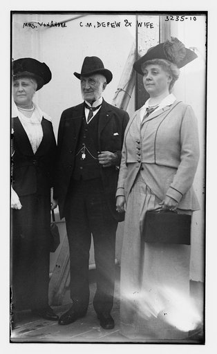 Mrs. Von Andre -- C.M. Depew and wife
