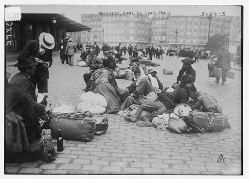 Refugees, Gare de Lyon, Paris