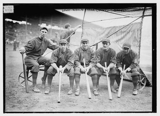 Hank Gowdy, Dick Rudolph, Lefty Tyler, Joey Connolly, Oscar Dugey (baseball)
