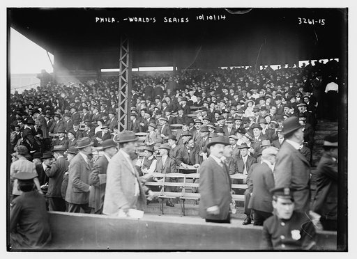 World Series fans in Shibe Park, Philadelphia (baseball)