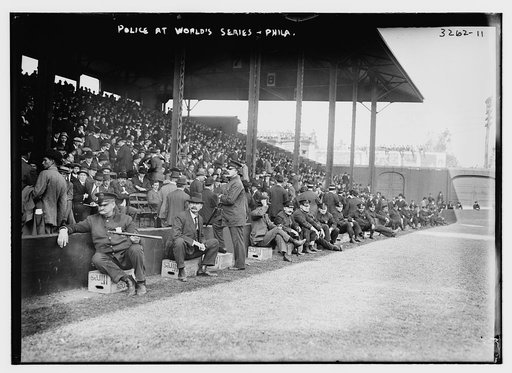 Police at World Series, Shibe Park, Philadelphia (baseball)