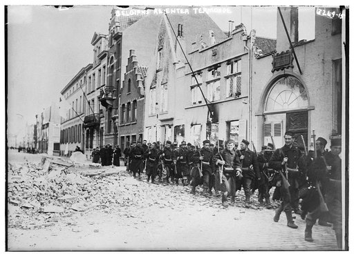 Belgians re-enter Termonde