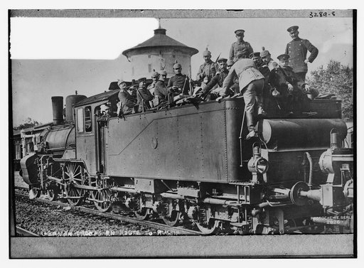 German troops en route to Russia