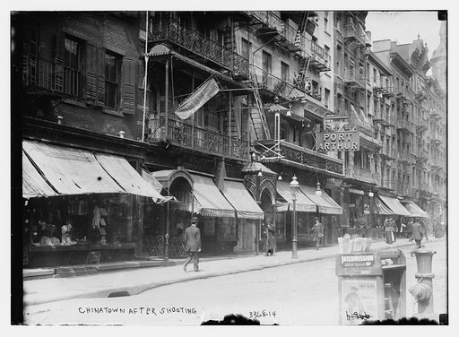 Chinatown after shooting