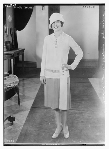 Norma Shearer [in short dress