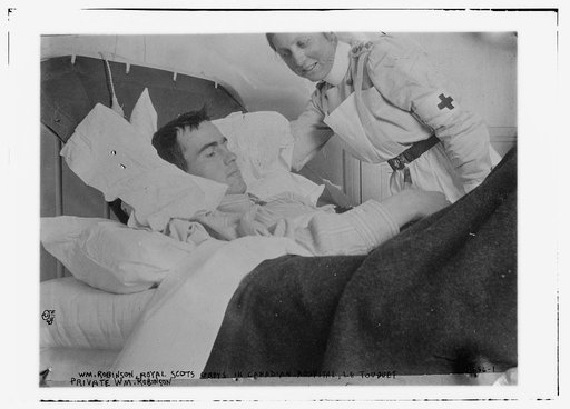 Wm. Robinson, Royal Scots Grays in Canadian Hospital, Le Touquet -- (Private Wm. Robinson)