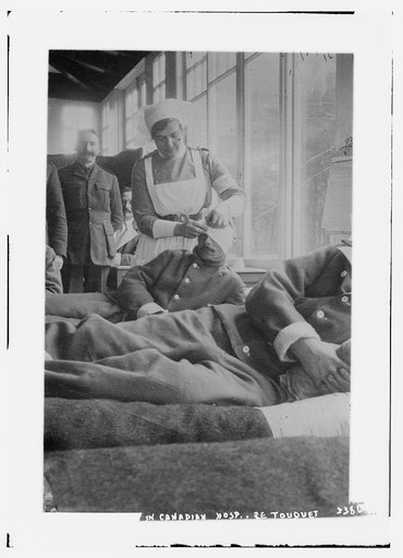 Corp. J. Mant] in Canadian Hosp. [i.e., Hospital], Le Touquet