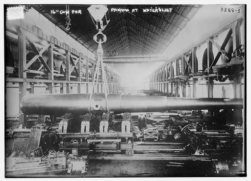 16" Gun for Panama at Watervliet