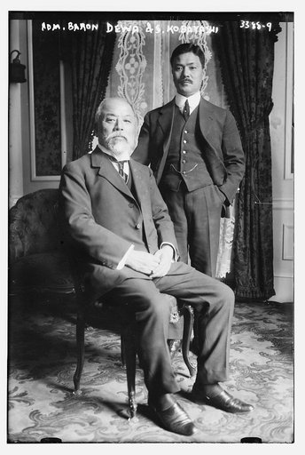 Adm. Baron Dewa and S. Kobayashi