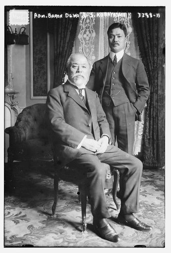 Adm. Baron Dewa and S. Kobayashi