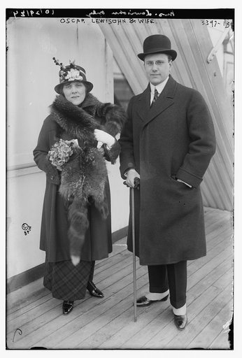 Oscar Lewisohn and wife