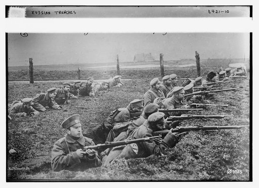 Russian trenches