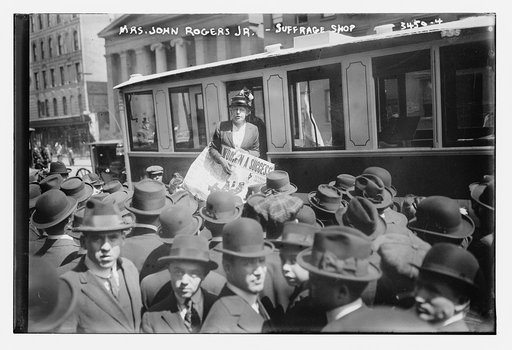 Mrs. John Rogers Jr. -- Suffrage shop
