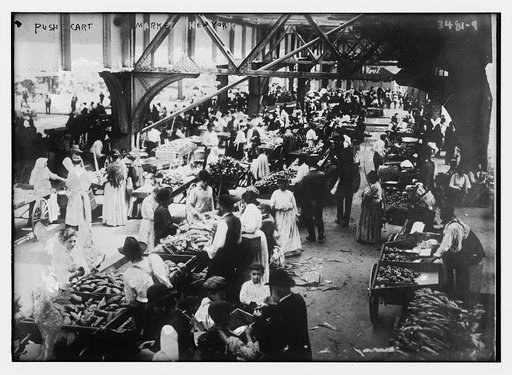 Push cart market -- New York