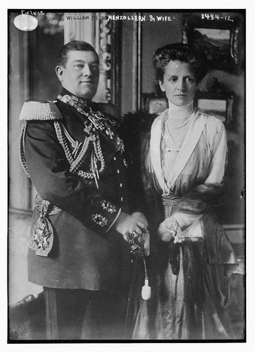 William of Hohenzollern and wife