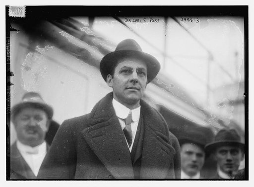 Dr. Carl Elmer Foss, survivor of the LUSITANIA sinking. Bain Coll., 1915