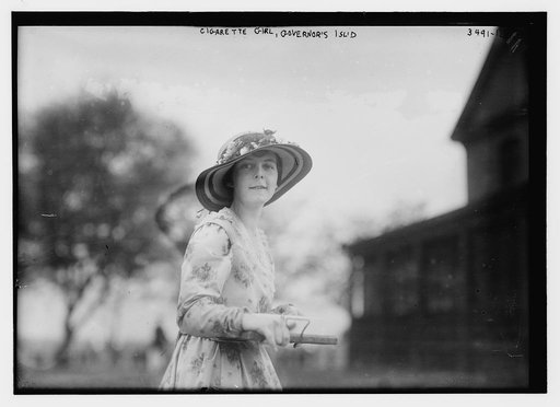 Cigarette girl, Governor's Isl'd [i.e., Island