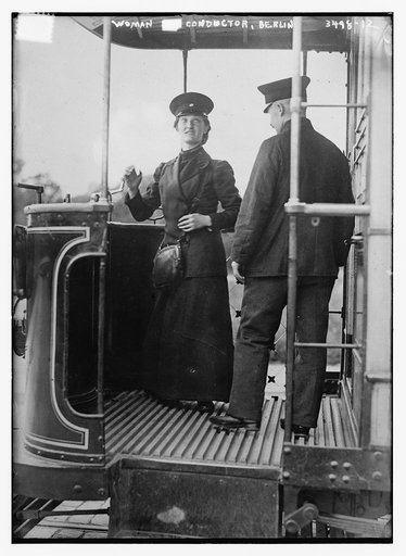 Woman conductor, Berlin