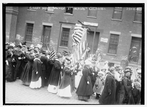 Grand Army women at MAINE exercises