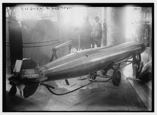 War exhibit -- Whitehead torpedo