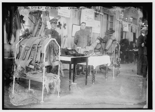 War exhibit -- N.Y., 6/14/15, cavalry equipment