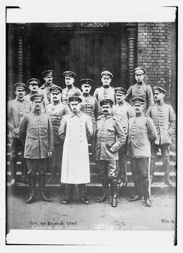 Gen. Von Below & staff