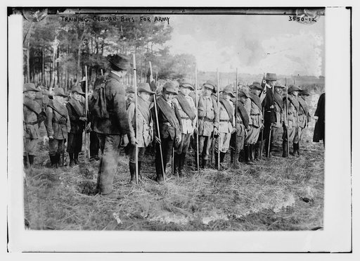 Training German boys for army