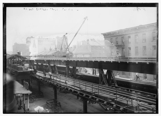 Raised express track 9th Ave. "L"