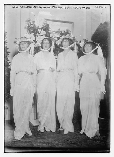 Lisa Stillman -- Mrs. Jay Gould -- Mrs. Edm. Twining -- Sallie Manice