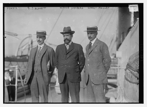 B.B. Blackett -- Octave Homberg -- Ernest Mallet