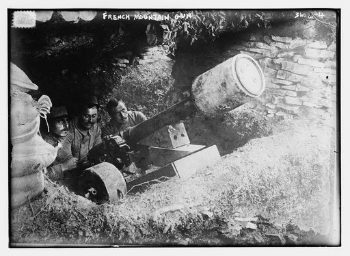 French mountain gun