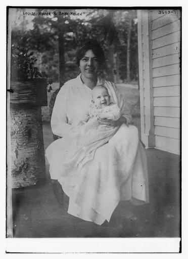 Louise Homer and Baby Helen