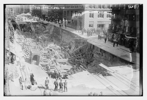 7th Ave. cave-in