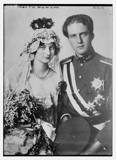 Crown P'ce [i.e., Prince] Belgium and wife