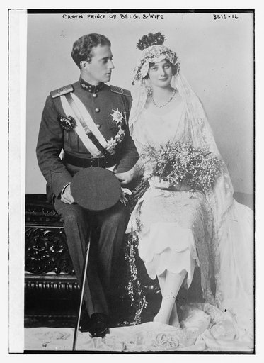 Crown Prince of Belg. [i.e., Belgium] and wife