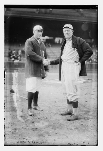 Pat Moran, manager, Philadelphia NL & Bill Carrigan, manager, Boston AL (baseball)