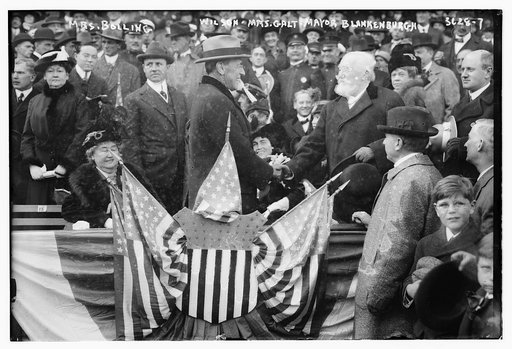 Mrs. Bolling, Pres. Wilson, Mrs. Galt, Mayor Blankenburgh
