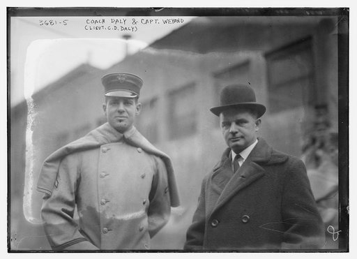 Coach Daly (Lieut. C.D. Daly) & Capt. Weyand