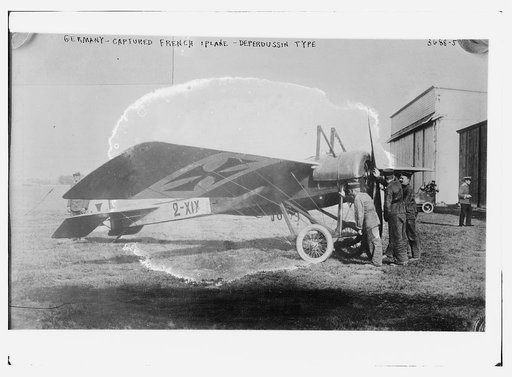Germany -- Captured French Plane -- Deperdussin Type
